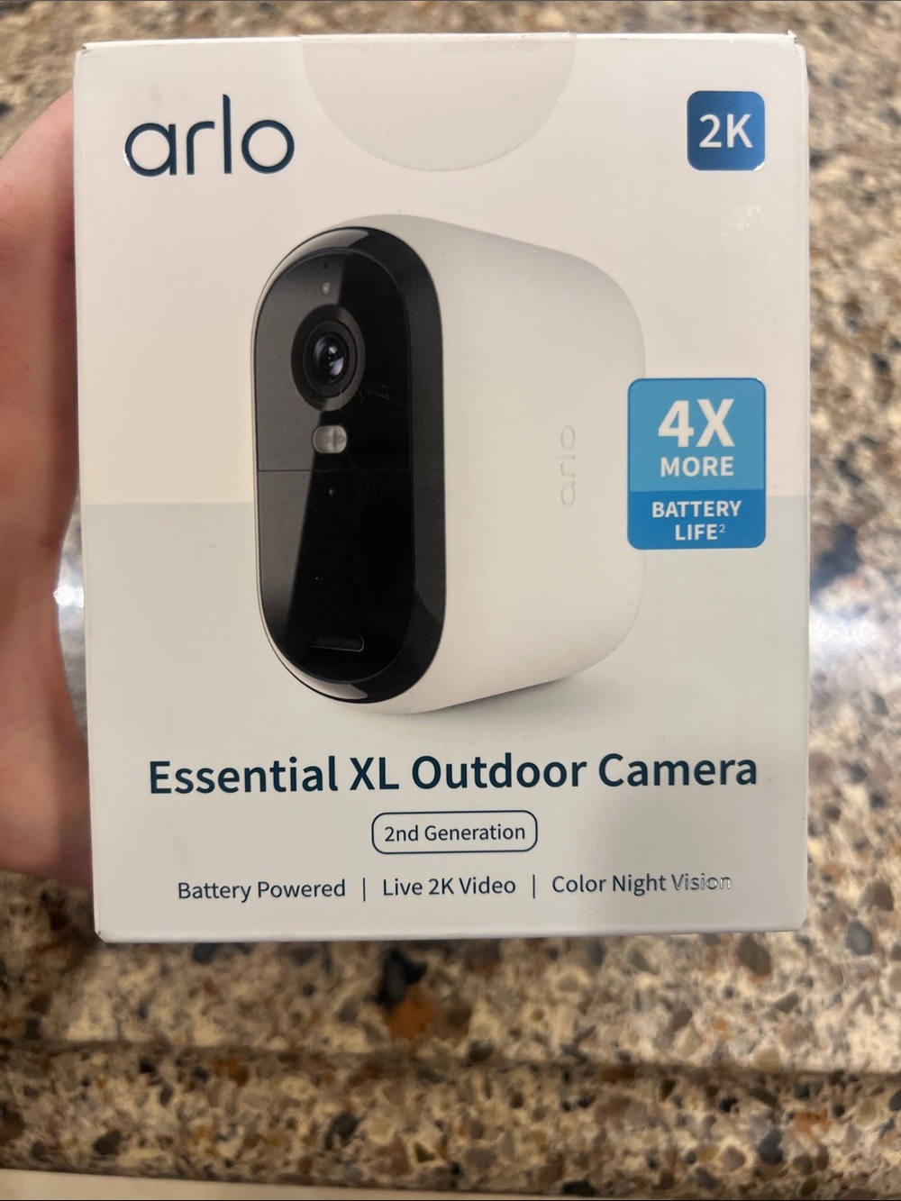 Arlo Essential XL Outdoor Camera - White
